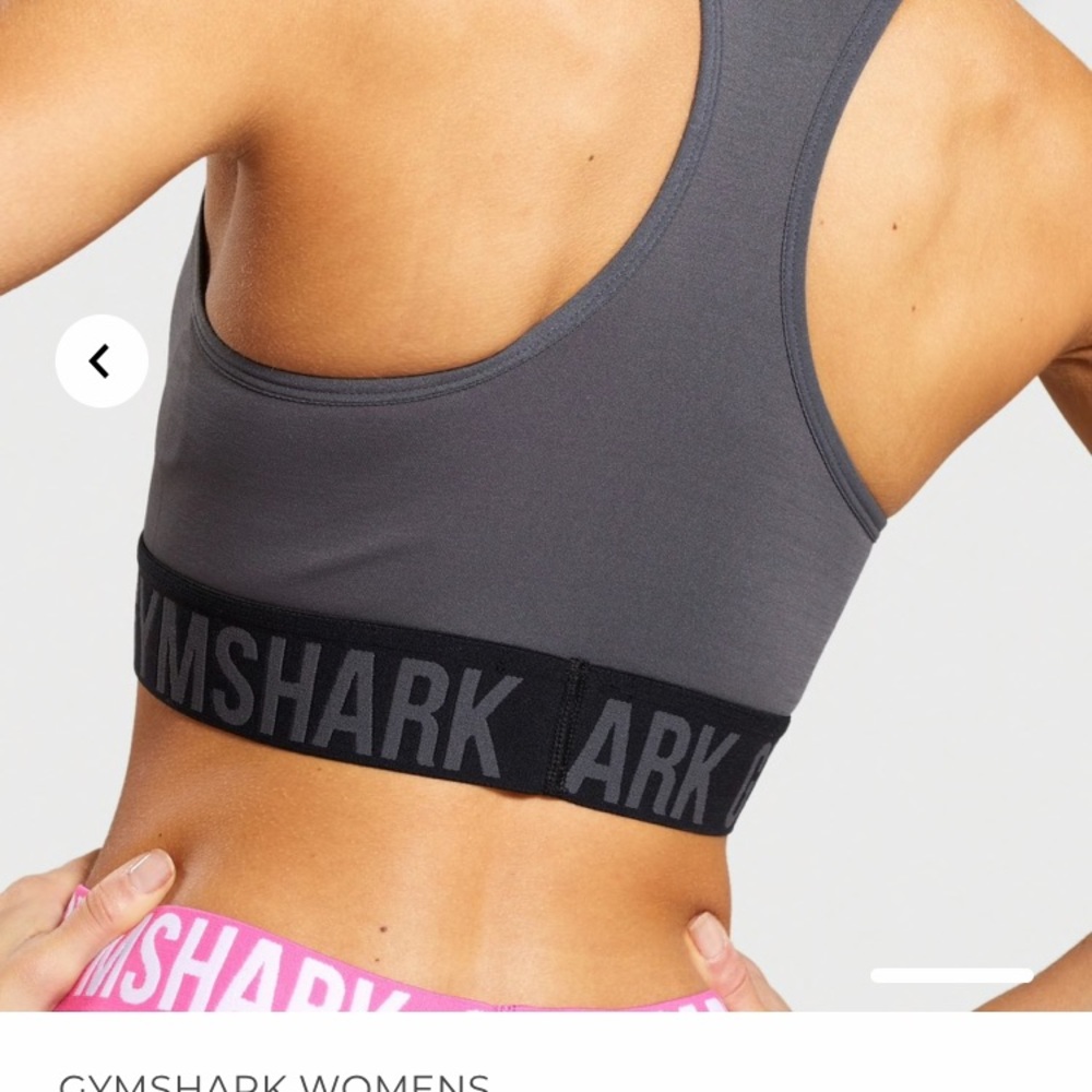 NWT Gymshark Sports Bra (Teal & White)